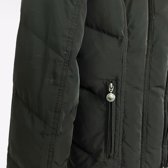 Calvin Klein Hooded Winter Puffer Coat Parka. Black. Size: S. #551 - Picture 5 of 9